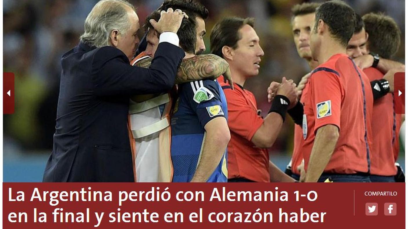 Nel cuore gli argentini hanno sentito di essere vicini alla vittoria