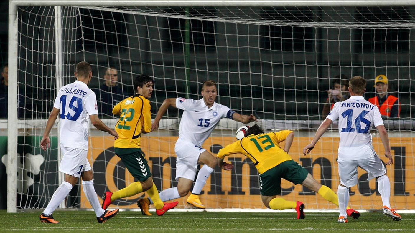 Il gol decisivo di Mikoliunas