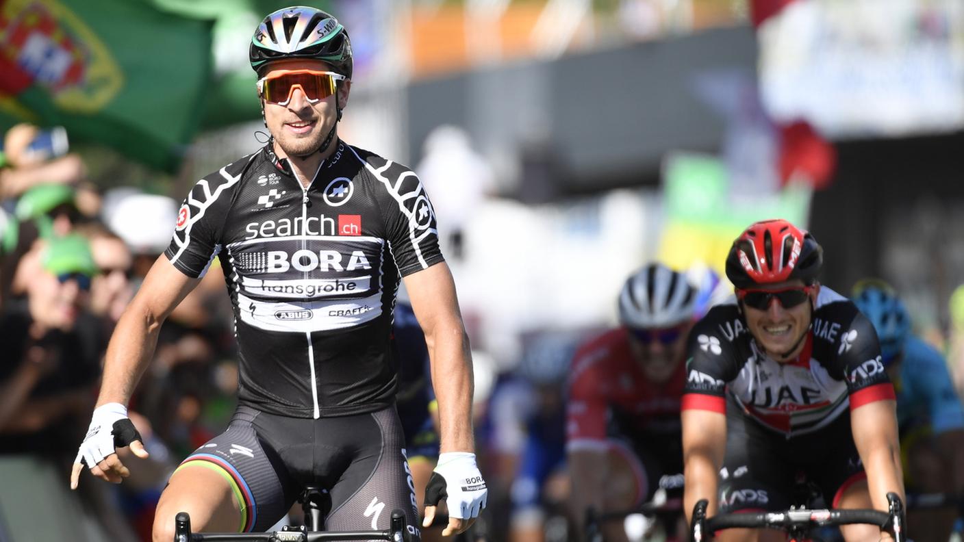 Sorriso ed esultanza per il campione del mondo