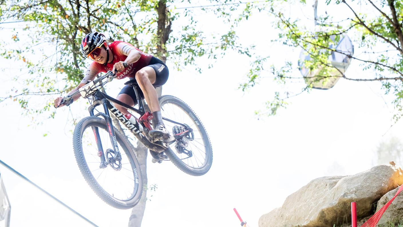 Mountain Bike World Series: Alessandra Keller in azione