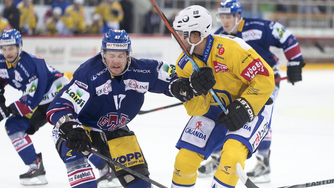 Il numero 47 in azione contro il Davos