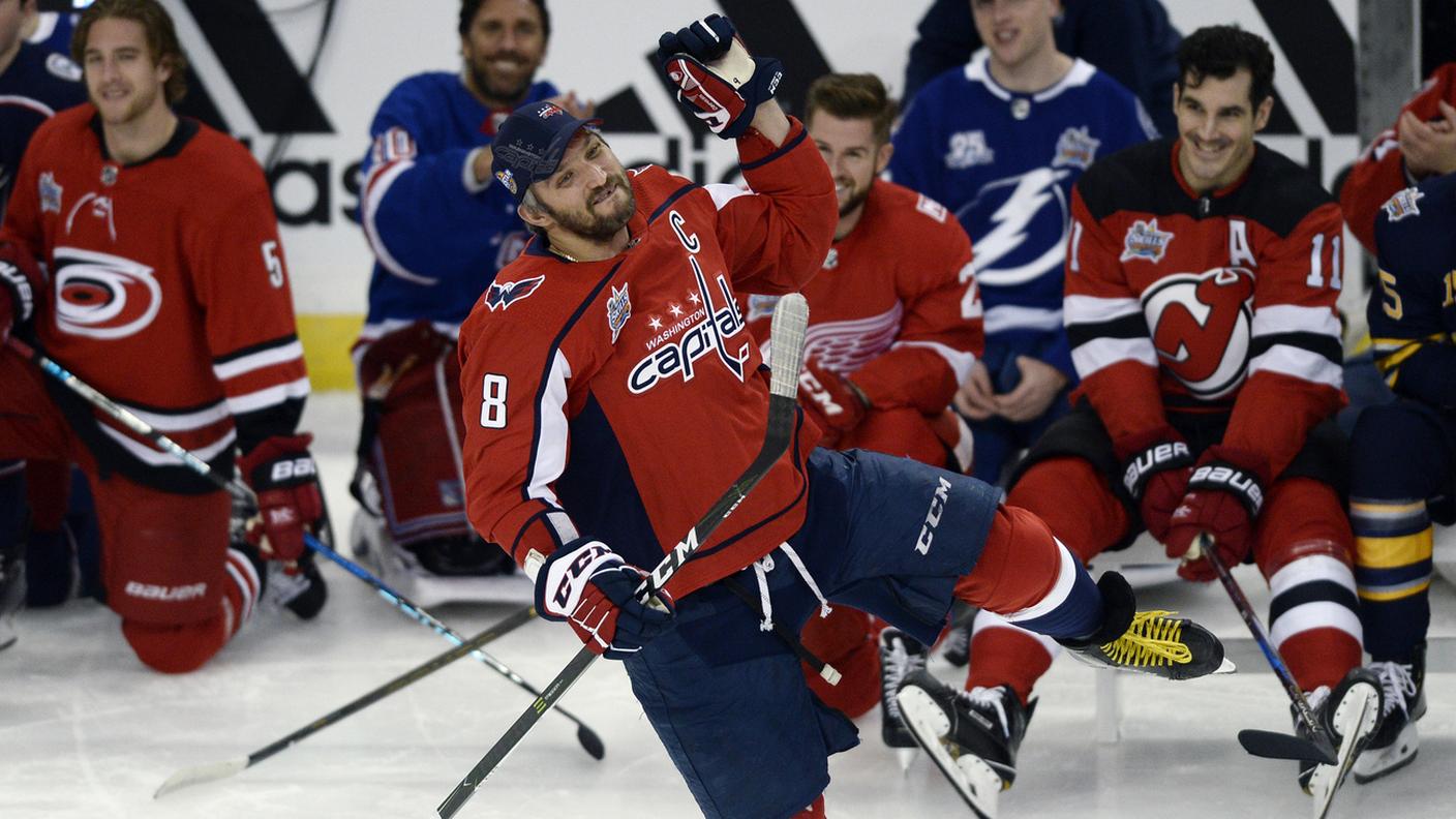 Il campione russo dei Washington Capitals Ovechkin