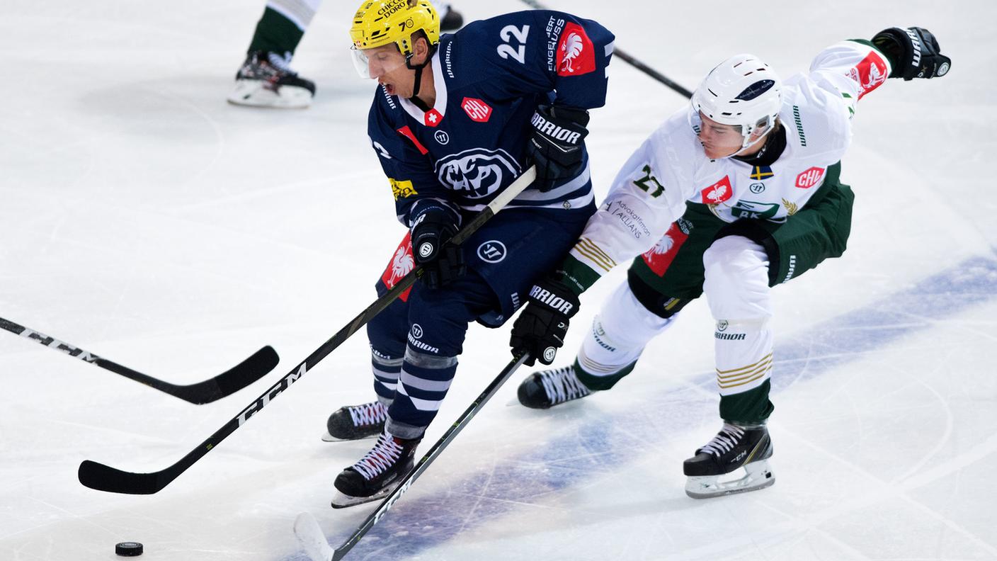 In azione la scorsa settimana nel prestigioso scenario della Champions Hockey League