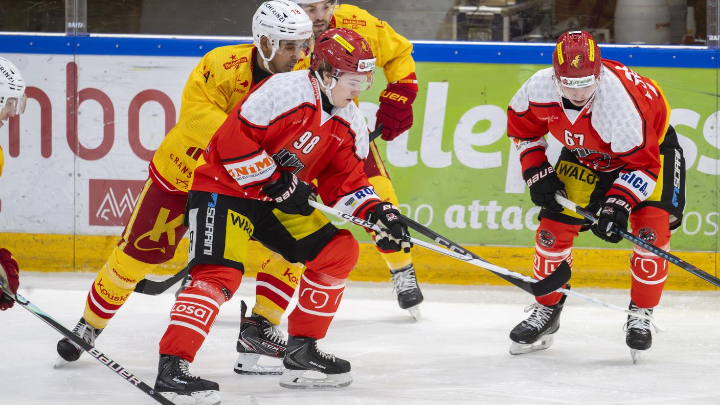 Matteo Reinhard e Nathan Borradori in azione