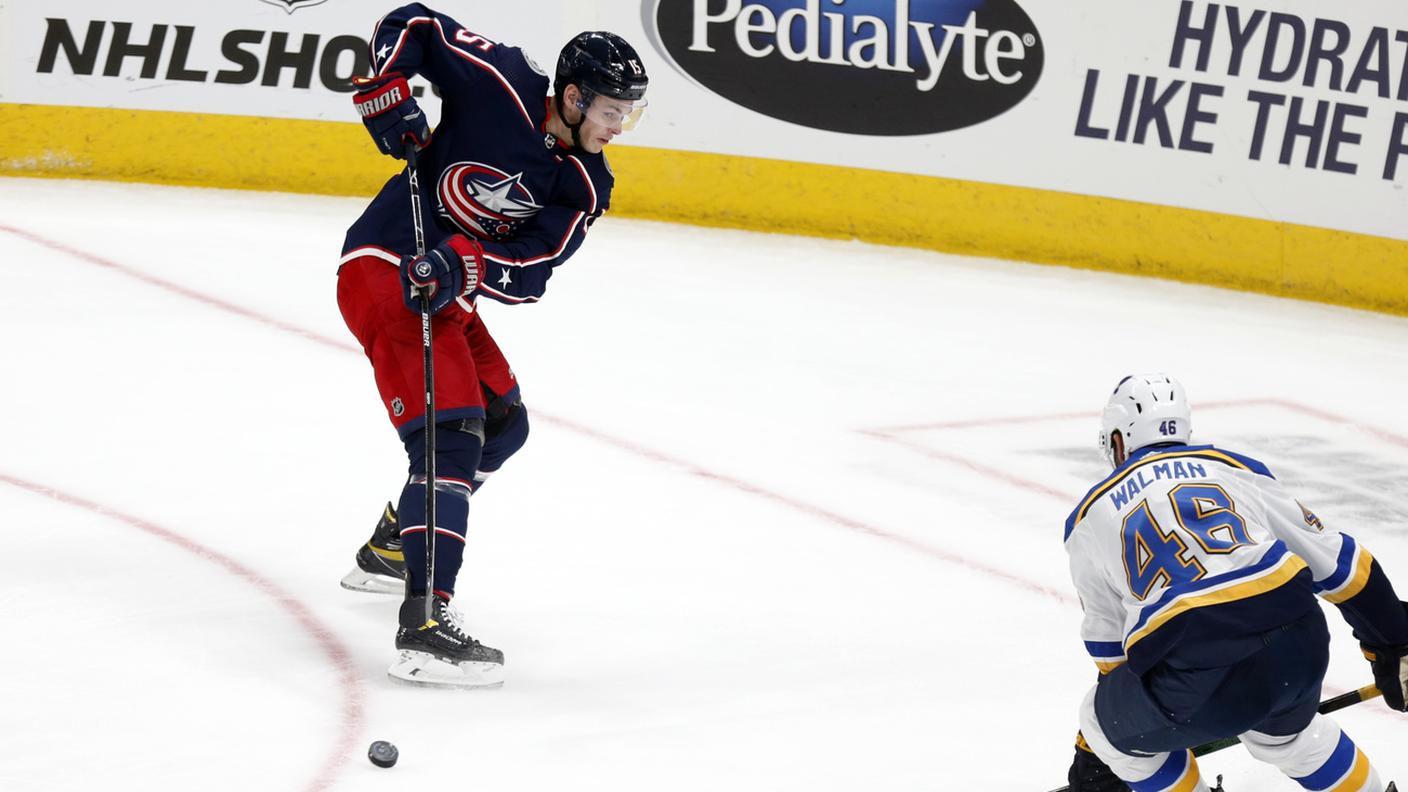 C'è grande curiosità per l'esordio di Grégory Hofmann coi Blue Jackets