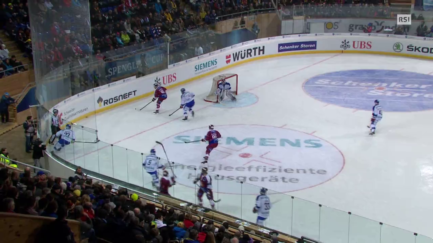 Cody Almond, gol e pugni alla Coppa Spengler (RSI La2, 26.12.2013)