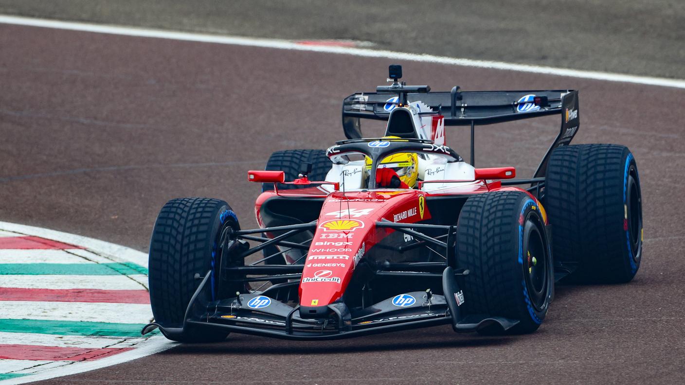 La nuova SF-26 in pista a Fiorano
