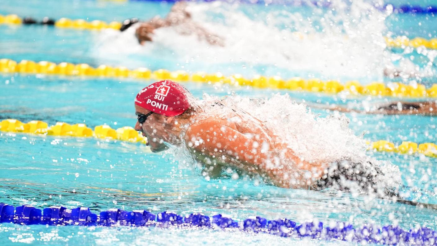 Questa sera in acqua per una medaglia nei 50m delfino