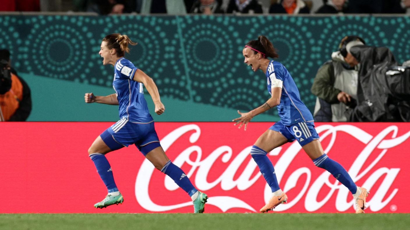 La gioia delle Azzurre