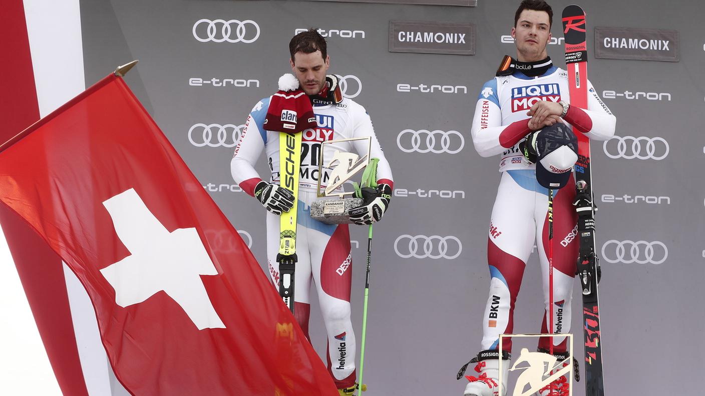 Tumler e Meillard sul podio di Chamonix, imitati a Garmisch da Suter e Holdener