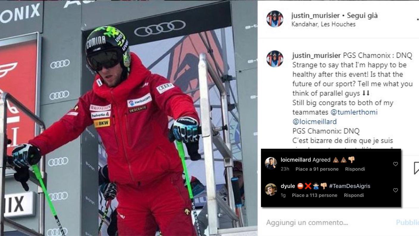 "Non mi sono qualificato ma sono felice di essere ancora tutto intero" le parole del vallesano