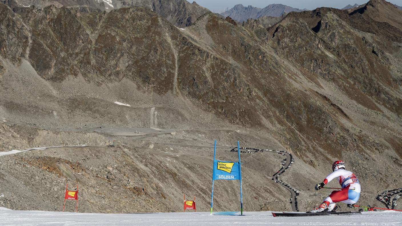 Loïc Meillard sulle nevi austriache lo scorso anno