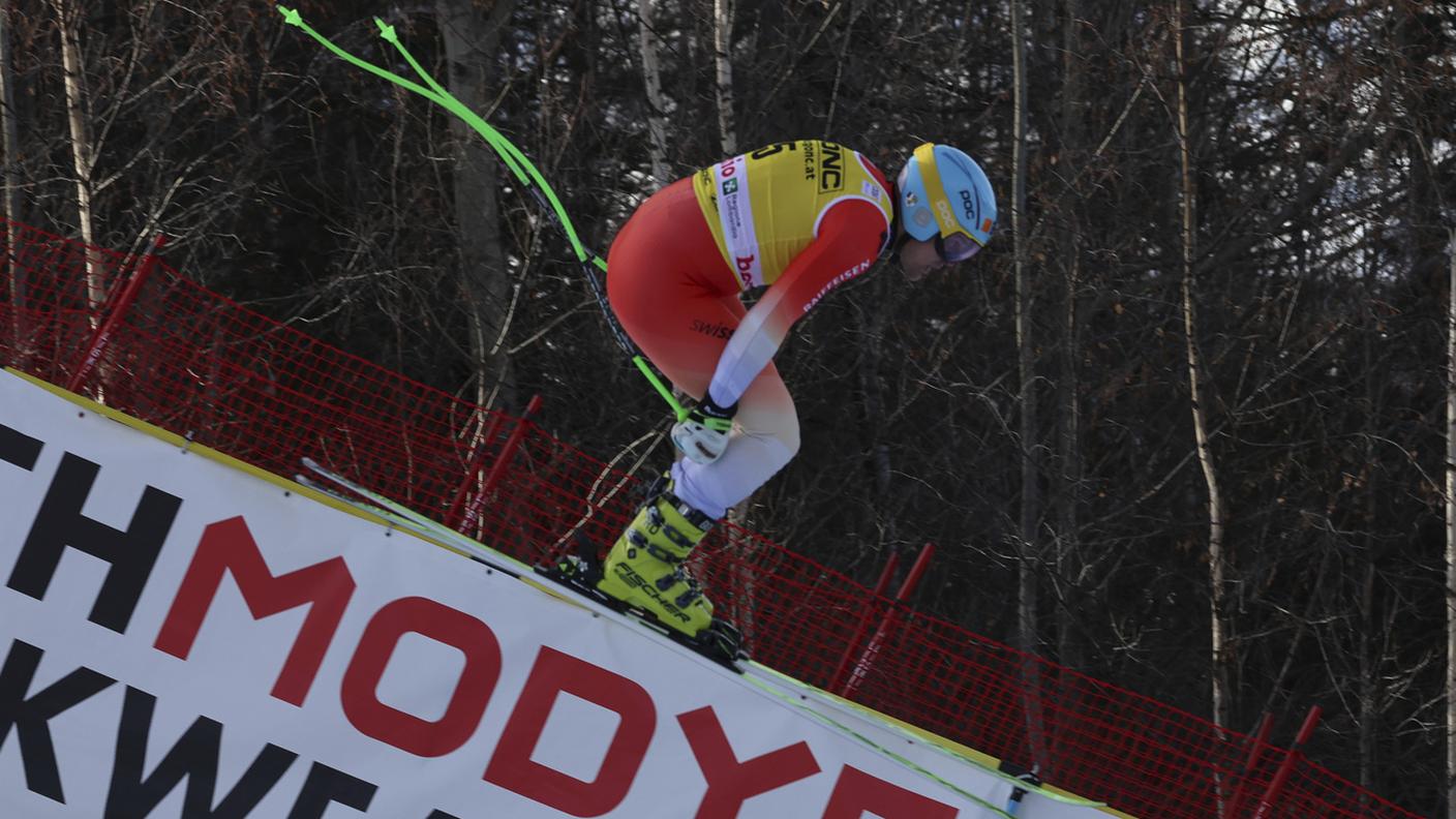 Il grigionese in azione a Bormio
