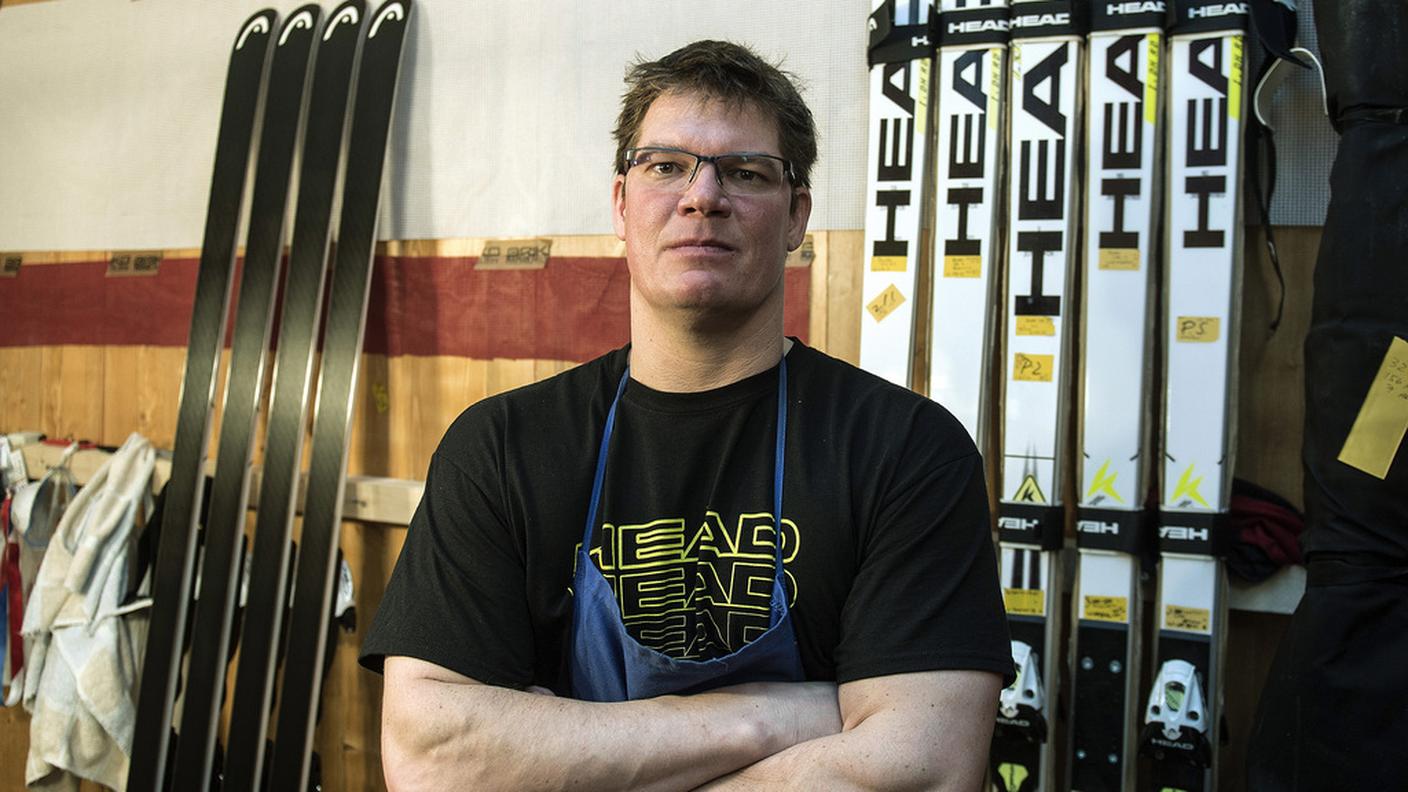Chris Krause con i suoi ferri del mestiere