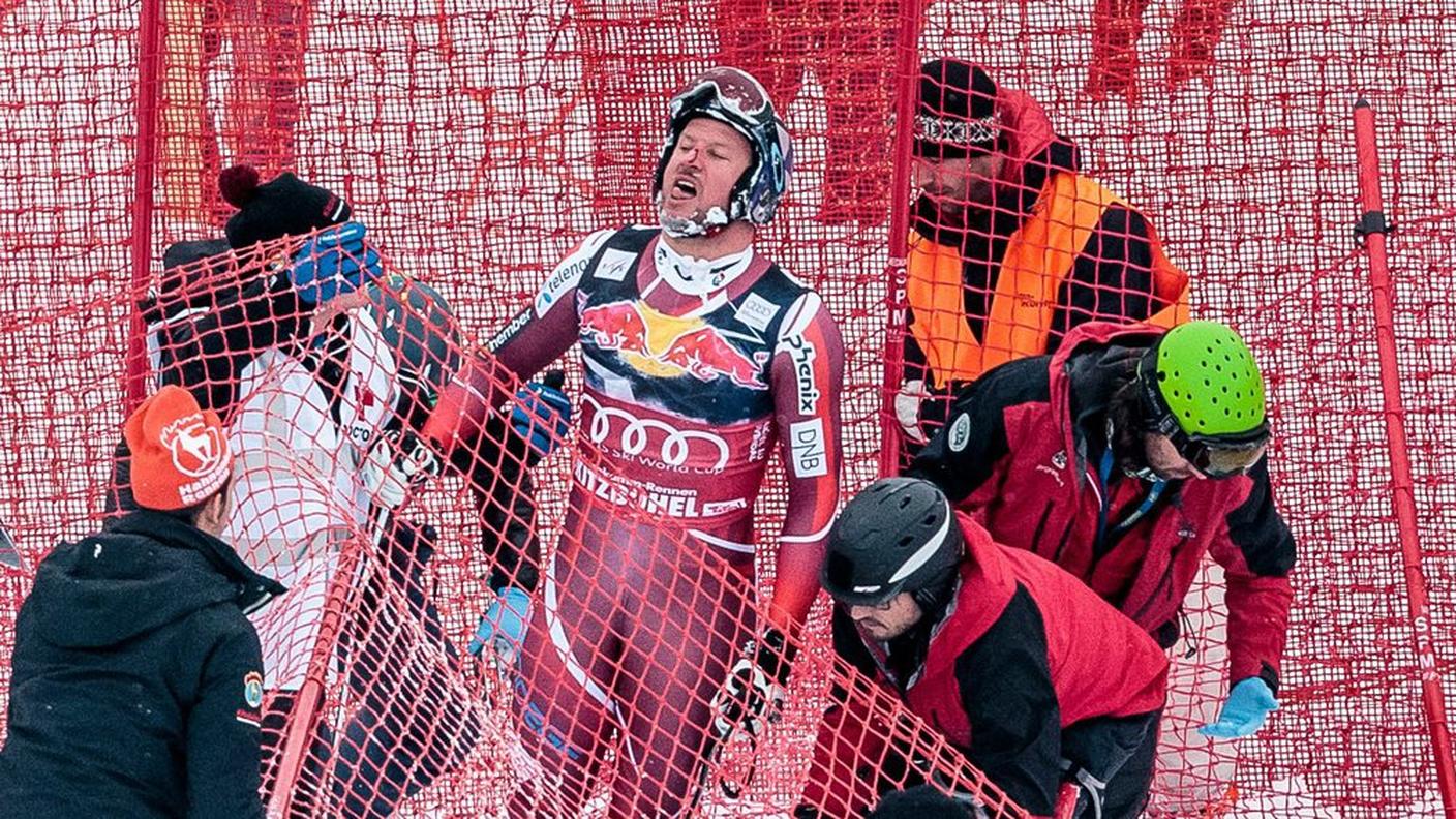 Il giorno dell'infortunio di Kitzbühel