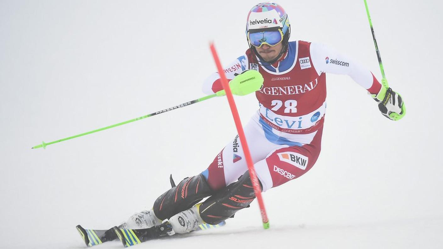 Luca Aerni, miglior rossocrociato in Finlandia