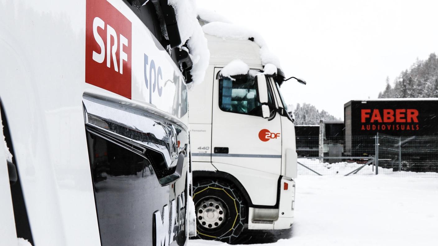 SSR SRG pronta a diffondere le immagini in tutto il mondo