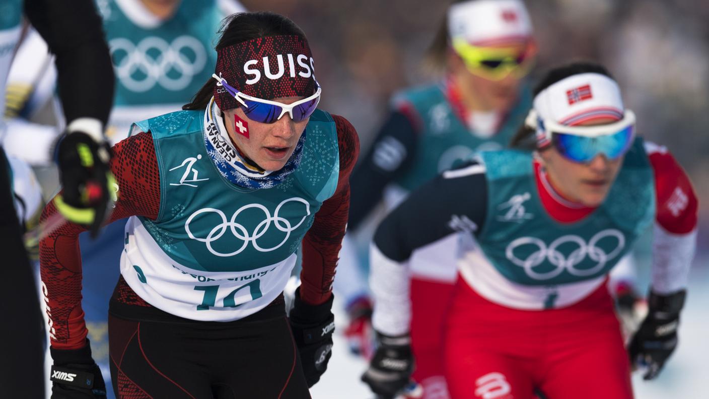 La bernese è stata comunque protagonista nello skiathlon