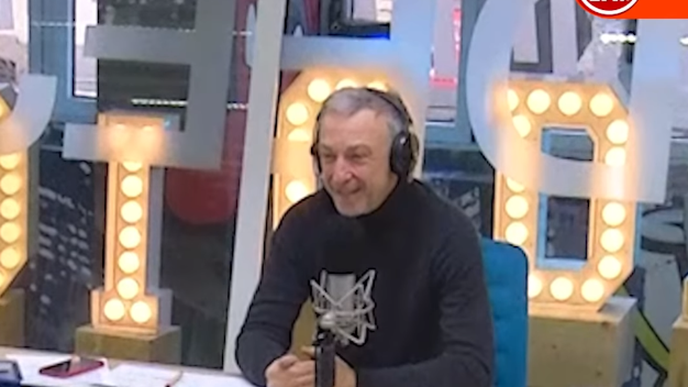Linus durante l'intervista a Tadè