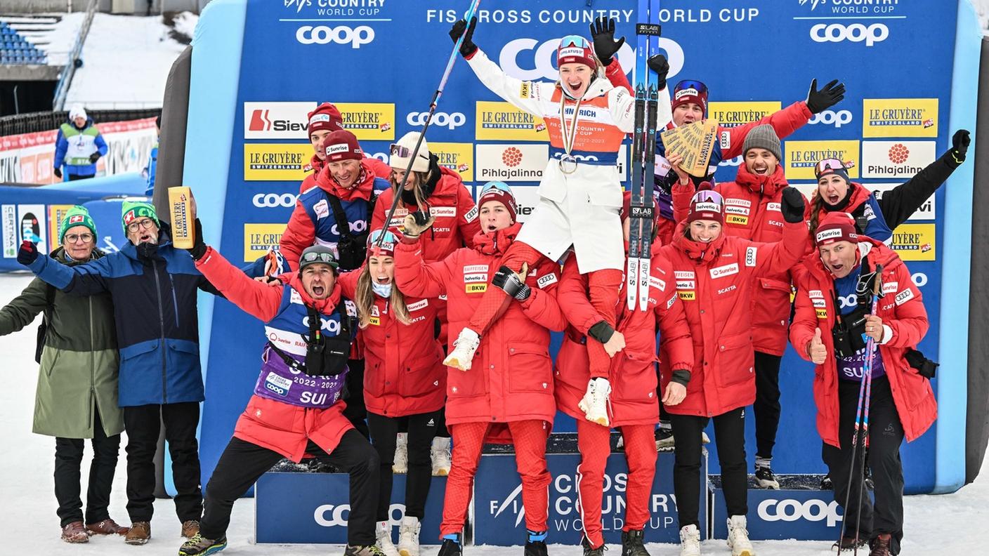 La lucernese festeggia il secondo posto nella classifica di sprint