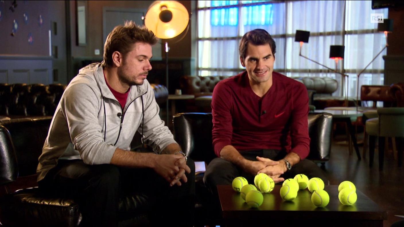 Faccia a faccia tra Federer e Wawrinka
