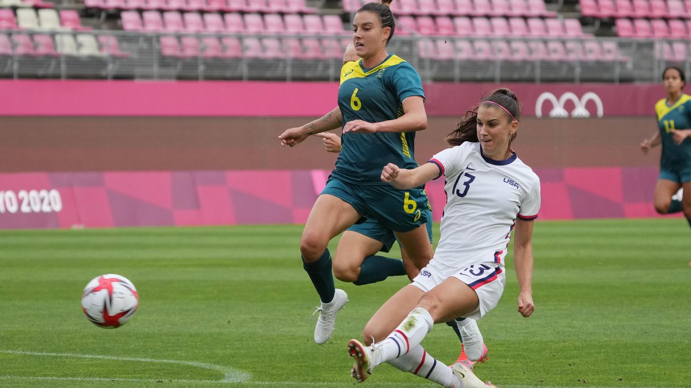 Alex Morgan non riesce a sbloccare lo 0-0