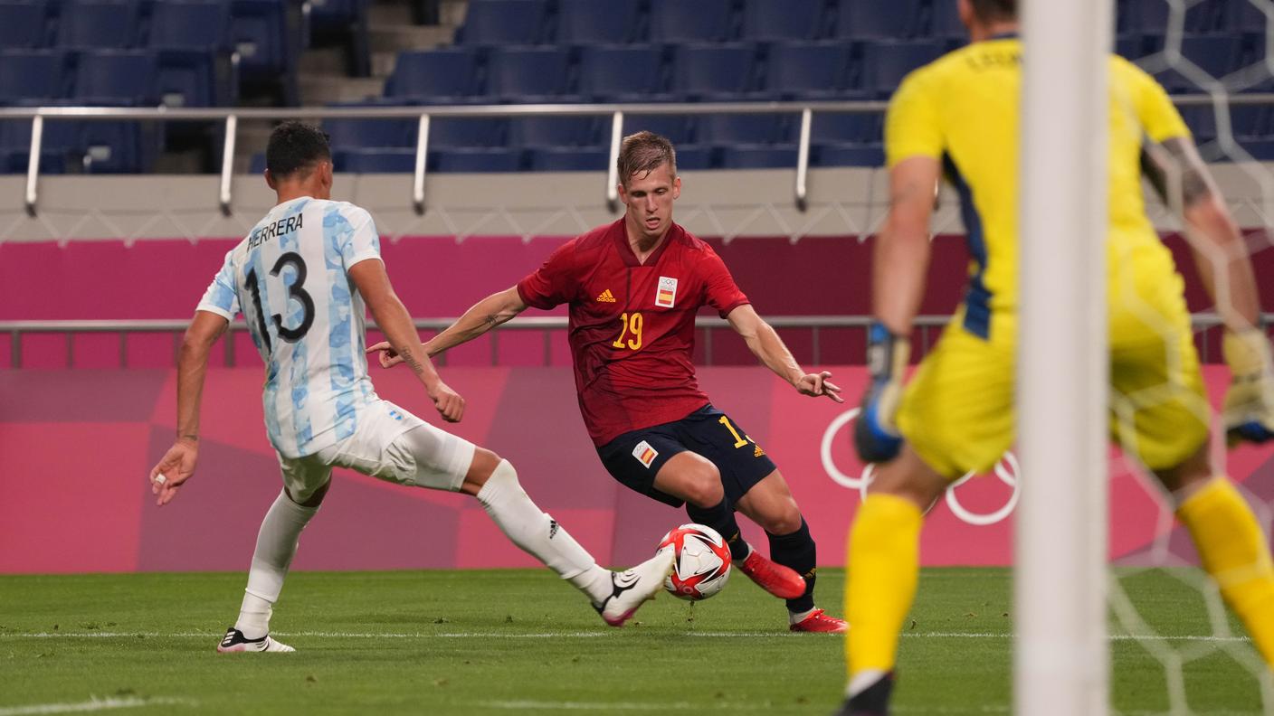 Dani Olmo autore dell'assist decisivo