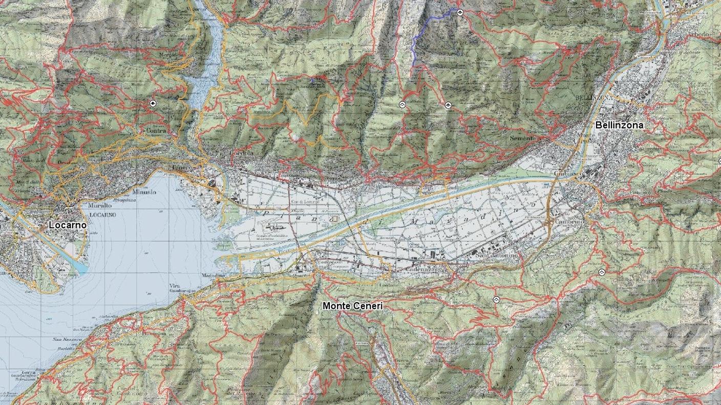 In Ticino ci sono oltre 4'000 chilometri di sentieri: 728 chilometri di vie escursionistiche, 3'425 di sentieri di montagna e 135 di sentieri alpini