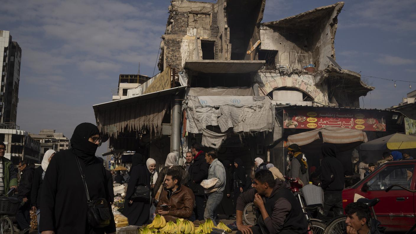 Homs, Siria, mercato cittadino