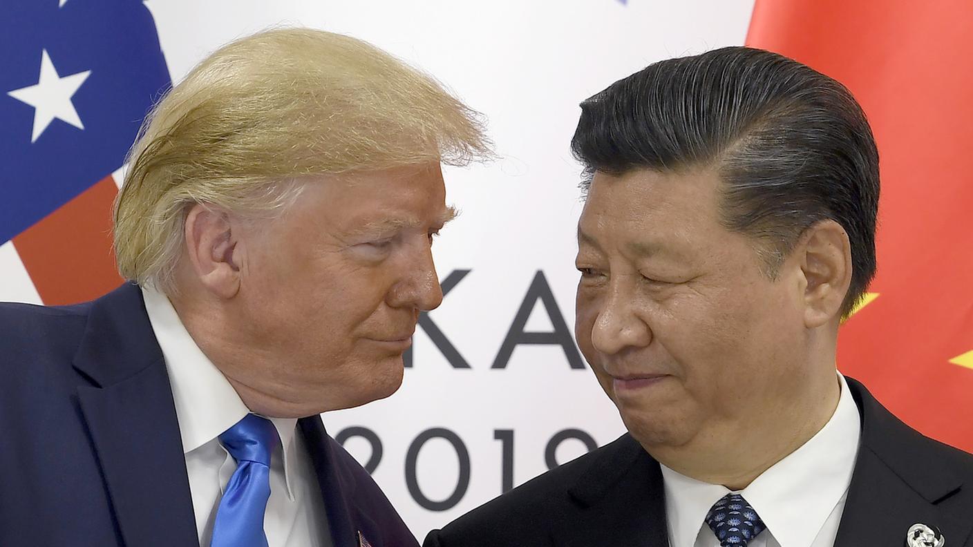 Donald Trump e Xi Jinping nel 2019