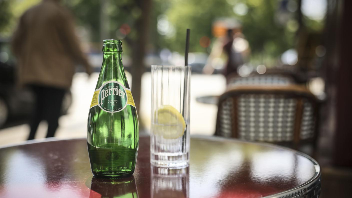 Bottiglia di acqua Perrier