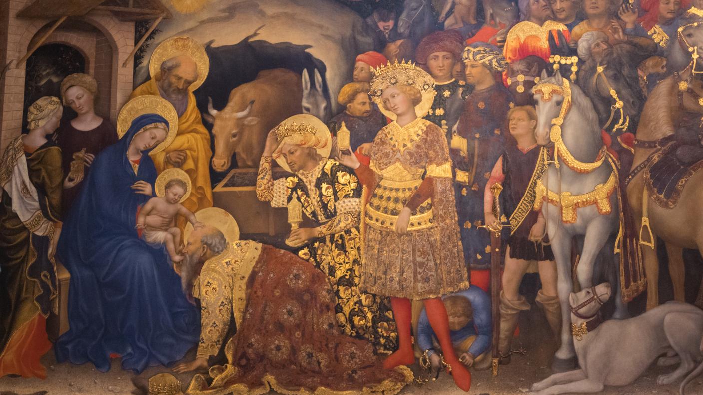 “Adorazione dei Magi”, Gentile da Fabriano (1423)
