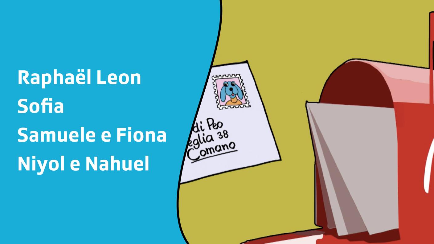 La posta di Peo settembre 2022: Raphaël Leon, Sofia, Samuele e Fiona, Niyol e Nahuel 